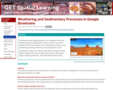 Weathering and Sedimentary Processes in Google Streetview