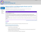 Metamorphism and Metamorphic Rocks Lab F2F