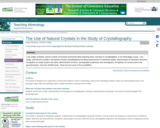 The Use of Natural Crystals in the Study of Crystallography