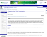 Characterizing Plate Boundaries