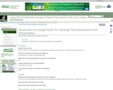 Introduction to Google Earth for Geologic Reconnaissance and Interpretation