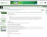 GIS-RS Final Hydrogeology Project for an Undergraduate Applied GIS Course