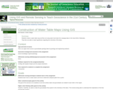 Construction of Water Table Maps Using GIS