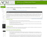 Understanding and Analyzing an Environmental Controversy