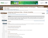 Analyzing Continuous Data - Climate Variability