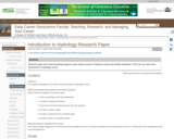 Introduction to Hydrology Research Paper