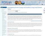 Investigating Stream Energy and Gradient Using Small Stream Tables