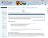 Evaluating the lines of evidence for plate tectonics