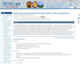 Exploring sustainability through water cycle connections