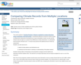 Comparing Climate Records from Multiple Locations