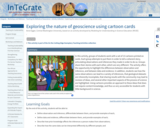 Exploring the nature of geoscience using cartoon cards