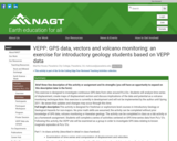 VEPP: GPS data, vectors and volcano monitoring: an exercise for introductory geology students based on VEPP data