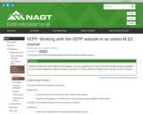VEPP: Working with the VEPP website in an online M.Ed. course