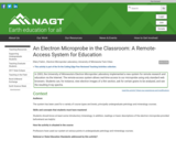 An Electron Microprobe in the Classroom: A Remote-Access System for Education