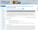 Visualizing the impact of storm surge and sea level rise on coastal communities