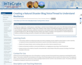 Creating a Natural Disaster Blog/VoiceThread to Understand Resilience