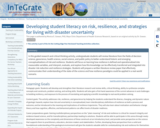 Developing student literacy on risk, resilience, and strategies for living with disaster uncertainty