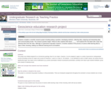 Geoscience education research project