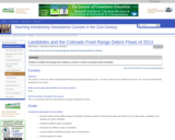 Landslides and the Colorado Front Range Debris Flows of 2013