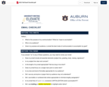 Email Checklist PDF