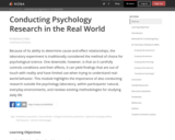 Conducting Psychology Research in the Real World