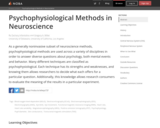 Psychophysiological Methods in Neuroscience