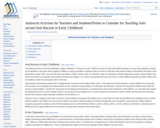 Antiracist Activism for Teachers and Students