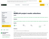 REBELAH project results collections