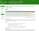 Analysis of the Global Climate Change Controversy: A Problem-Based Learning Activity