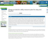 Design an electric utility resource plan for 2025 and beyond