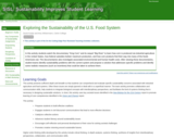 Exploring the Sustainability of the U.S. Food System