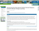 Introducing the Educational Global Climate Model to Cement Climate Change Learning