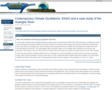 Contemporary Climate Oscillations: ENSO and a case study of the Huanghe River