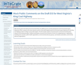 Mock Public Comments on the Draft EIS for West Virginia's King Coal Highway