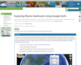 Exploring Marine Sediments Using Google Earth