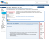 Nuclear Chemistry Card Sort