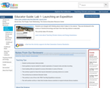 Educator Guide: Lab 1- Launching an Expedition