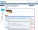 Food Sustainability and Security