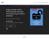 Niagara College + Brock University Open Education Joint Community of Practice Handbook