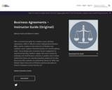 Business Agreements - Instructor Guide