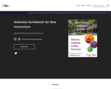 DeGroote Guidebook for New Instructors