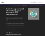 Global EdD (taught doctorate) in Remote Pedagogy and Stewardship (Library submission version)