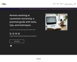 Remote teaching at Laurentian University: a practical guide with tools, tips, and techniques