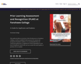 Prior Learning Assessment and Recognition (PLAR) at Fanshawe College