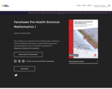 Fanshawe Pre-Health Sciences Mathematics 1