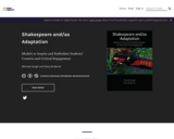 Shakespeare and/as Adaptation