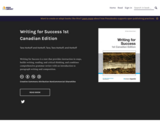 Writing for Success 1st Canadian Edition