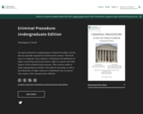 Criminal Procedure: Undergraduate Edition