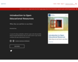 Introduction to Open Educational Resources