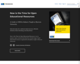 Now is the Time for Open Educational Resources